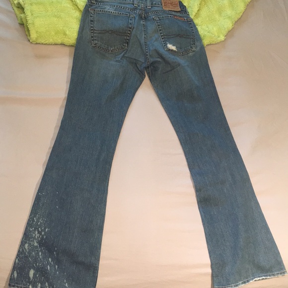 Lucky Brand Size 2 distressed Little Maggie jeans - Picture 3 of 8